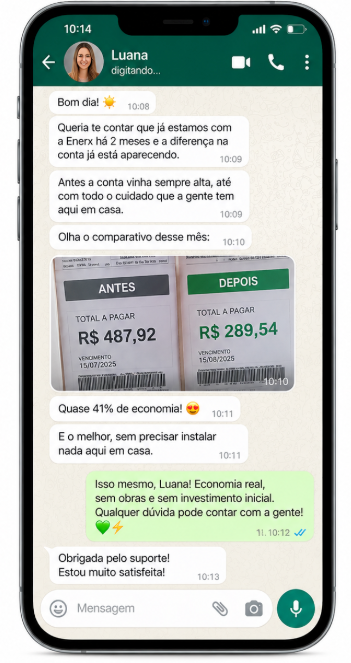 Depoimento de cliente Enerx Brasil